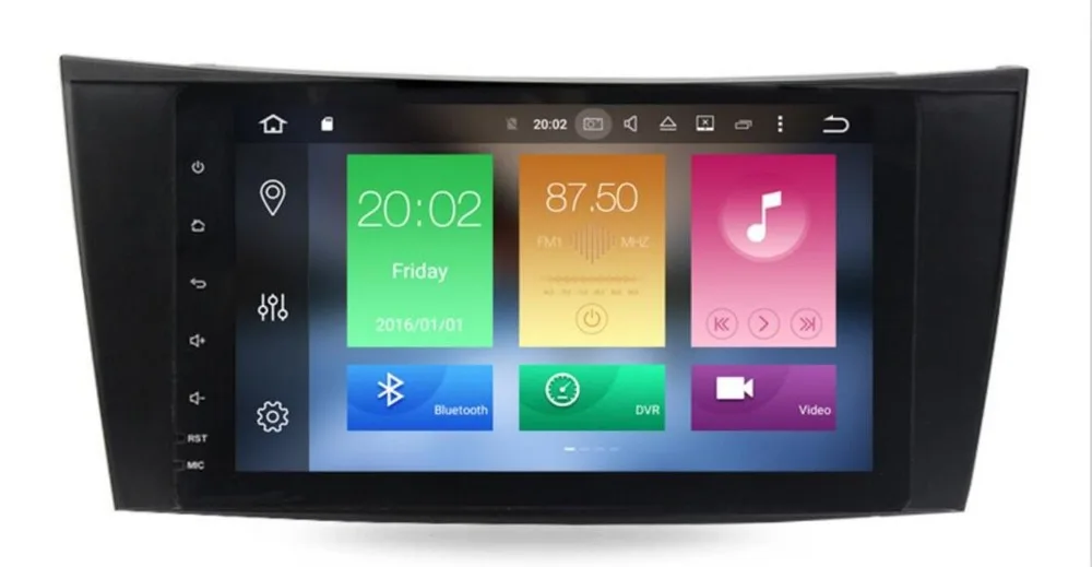 

9"4G LTE Android 8.1 1024*600 HD capacitive screen Car DVD player For BENZ W211 E Class W219 CLS Player GPS TV wifi Radio RDS BT