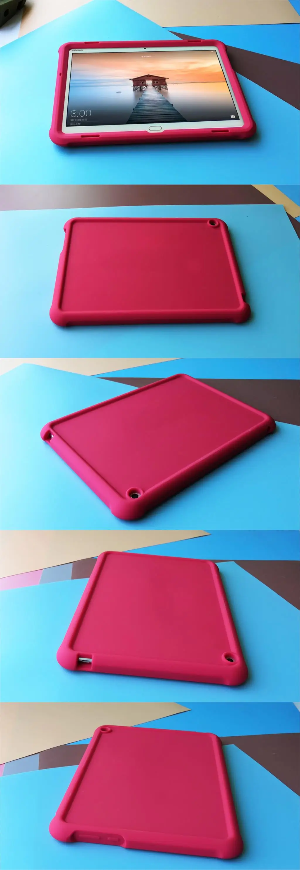 Прыгающий чехол для huawei MediaPad M3 Lite 10 BAH-W09/DL09/AL00 10,1 ''планшет силиконовый бампер чехол