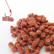 60-70 PcsBag Red Smell Grass Carp Fishing Lure Bass Baits Coarse Fishing Baits Fishing Lures Accessories for Fishing Lovers