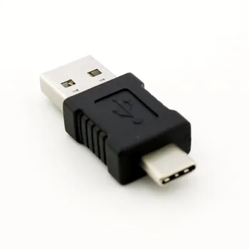 

1pcs USB 2.0 A Male to USB 3.1 Type C-Male Plug Data Sync Charge Converter Adapter for Tablet Mobile Phone
