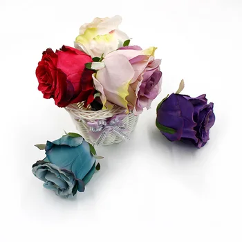 

5pcs artificial silk rose flowers high quality Bridal Bouquet for Christmas Wedding Home Party Decoration fake flowers