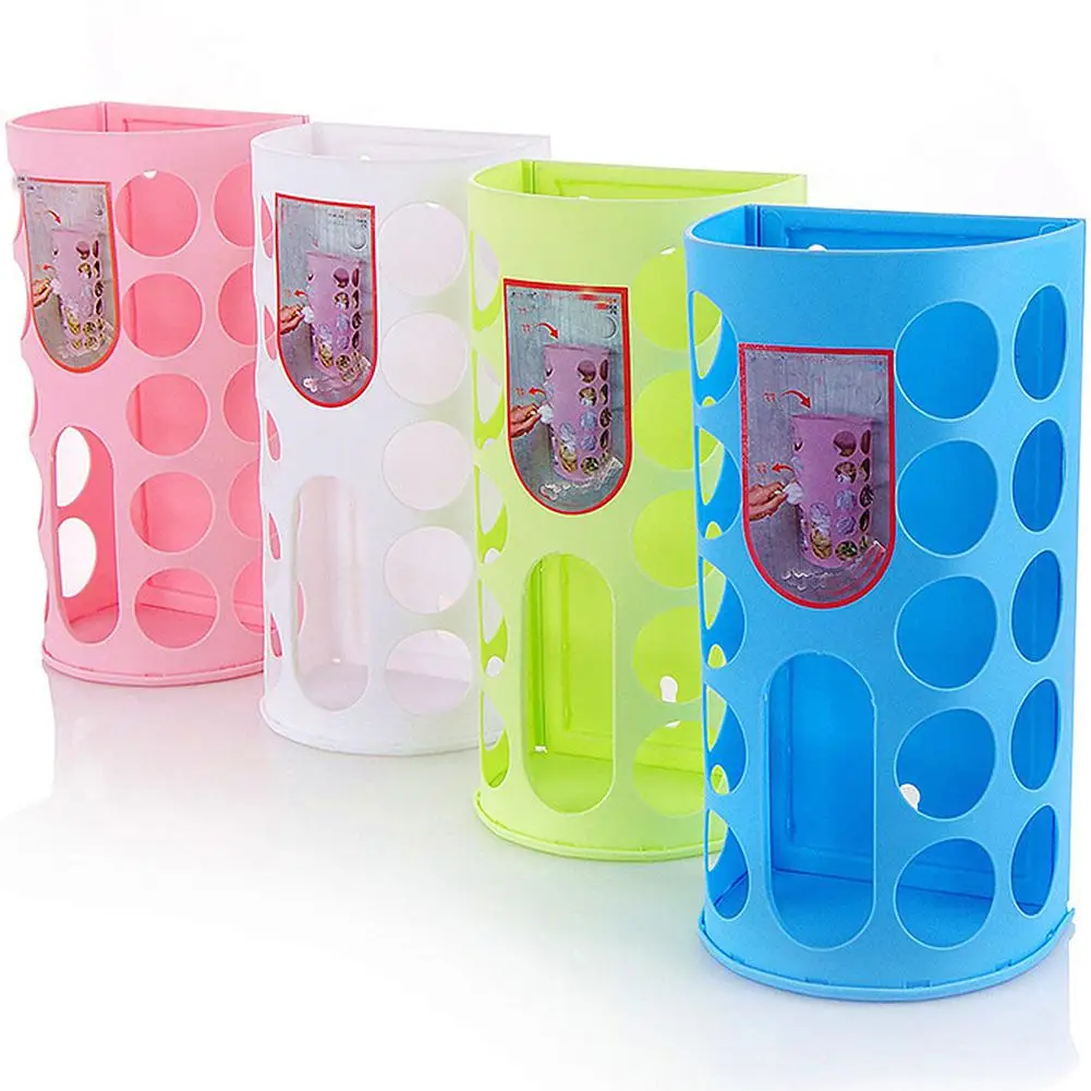 

HobbyLane Home Kitchen Self-adhesive Disposable Bags Storage Container for Plastic Bags Organizing Box