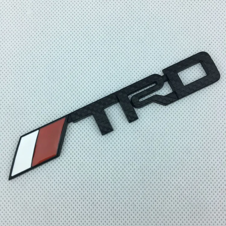 2 шт. 14 3 см * Высокое качество 3D Металл TRD Автомобильная Передняя Задняя эмблема