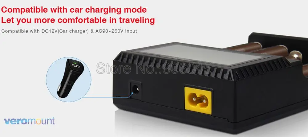 C4 Miboxer зарядное устройство C4UPGRADE для 10440 10340 AA AAA 14500 26650 18650 зарядное устройство Универсальное зарядное устройство EU US UK Plug