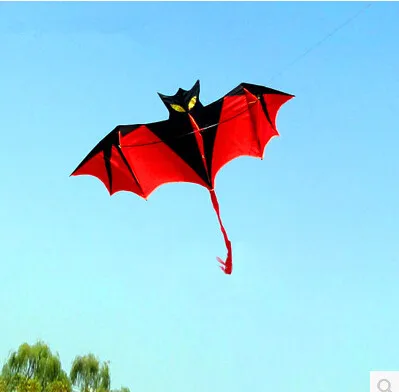 

Free shipping new style bat kite 10 pcs/lot hot sell high quality with handle line children kite chinese kite sale nylon string