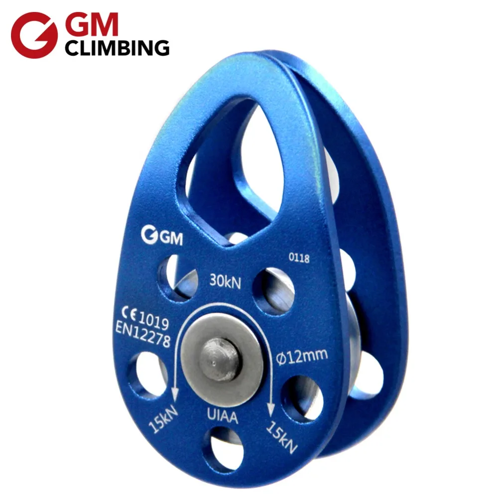 Skup Koło wspinaczkowe GM CE UIAA 30kN huśtawka policzek mikro krążek linowy sprzęt ratowniczy na zewnątrz Arborist wspinaczka skałkowa