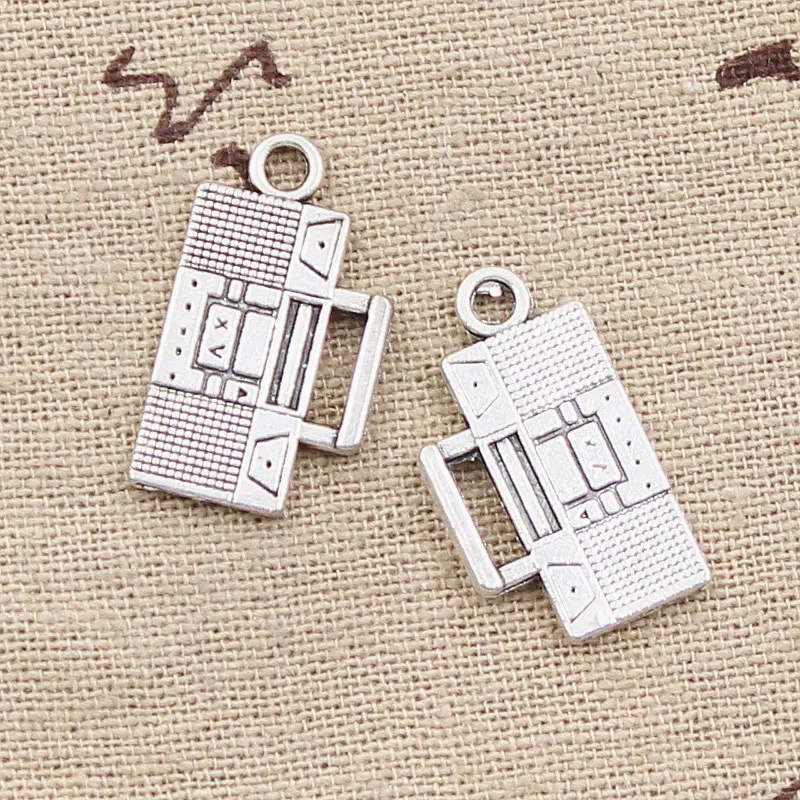 

8pcs Charms wireless radio 13x23mm Antique Tibetan Silver Pendant Findings Accessories DIY Vintage Choker Handmade Jewelry