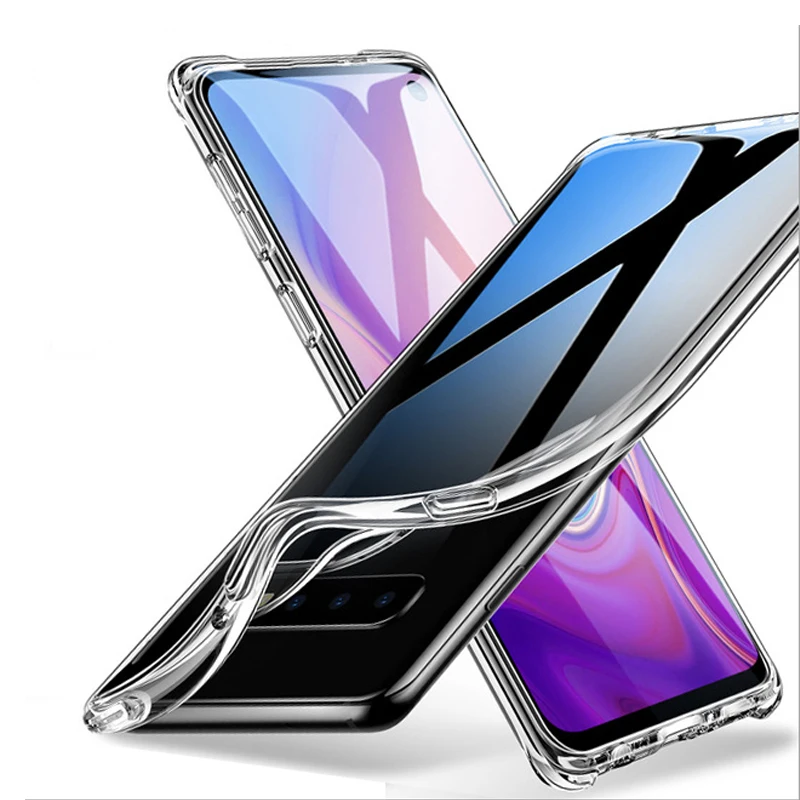SUREH soft case for Samsung galaxy S10 Plus S10e S9 S8 S7 S6 edge Note 9 8 10 Pro cover clear tpu silicone transparent | Мобильные