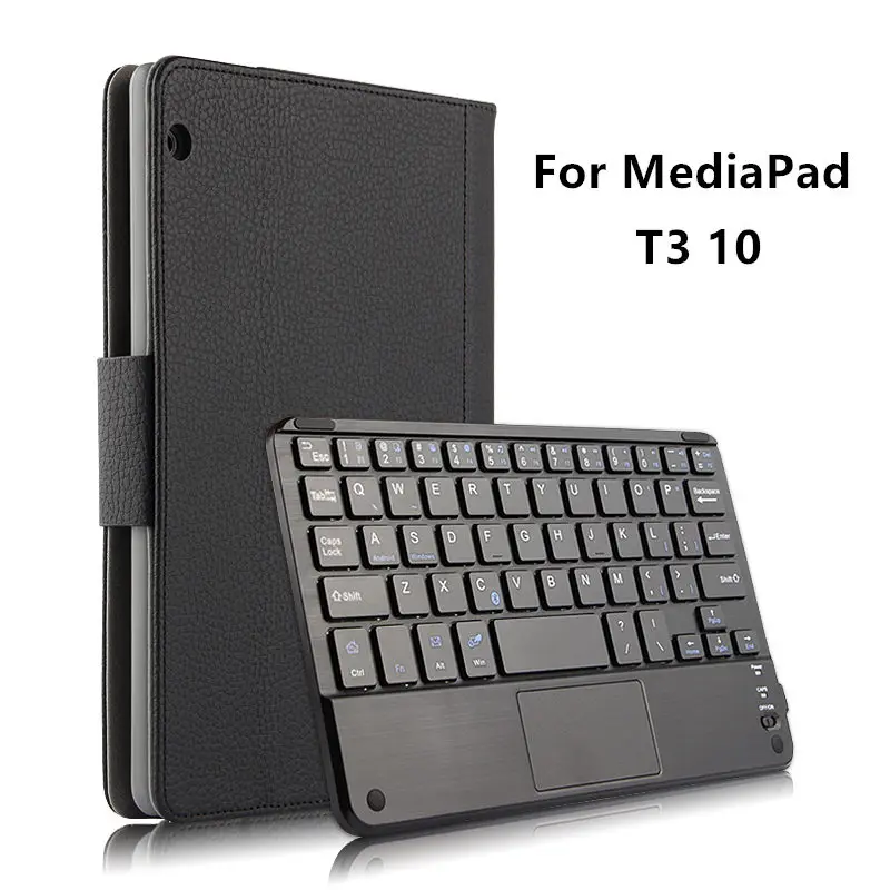 Чехол с Bluetooth клавиатурой для Huawei MediaPad T3 10 защитный чехол искусственная кожа AGS L09