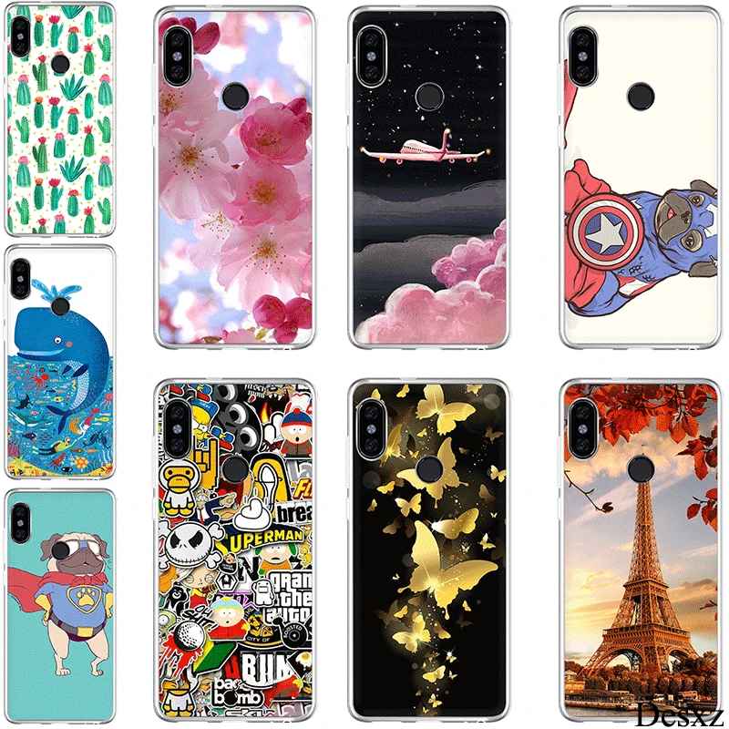 Stylish pattern Case Cover for Xiaomi Mi 6 8 Lite SE A1 A2 5X 6X Mix 2S F1 9 9se MAX 3 | Мобильные телефоны и аксессуары