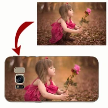 Custom LOGO Design Phone Cover Customized Printed Phone Cases DIY Gifts for Samsung S6 S7 Edge S8 Plus Note 8 5 4 A5 A7 2017