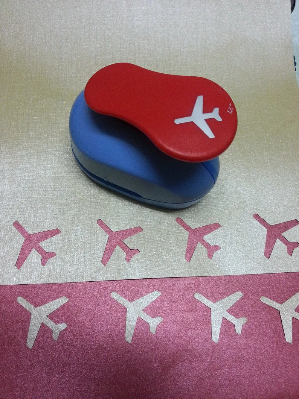 

free ship1.5"(3.8cm) airplane model of craft punch cortador de papel de scrapbook furador scrapbook paper cutter DIY punches