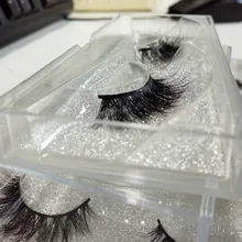 Премиум настоящая сибирская полоска норковых ресниц ручной работы 3D норковые ресницы высокого качества