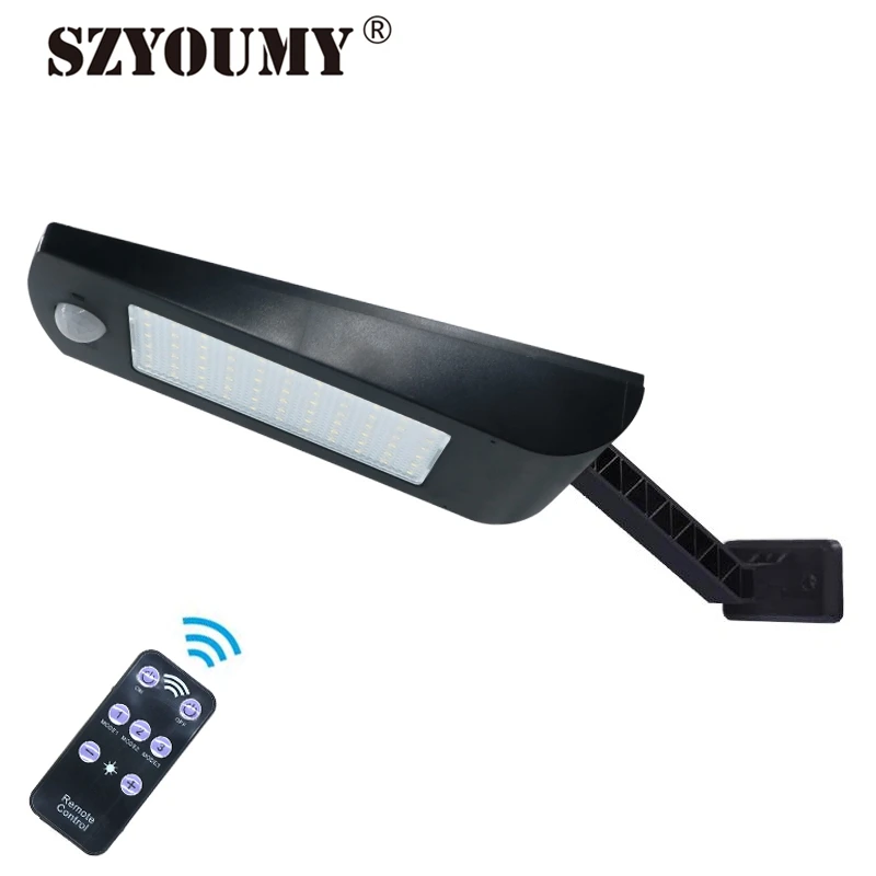 SZYOUMY Высокая яркость SMD 2835 66 светодиодов уличный свет солнечный датчик мощности