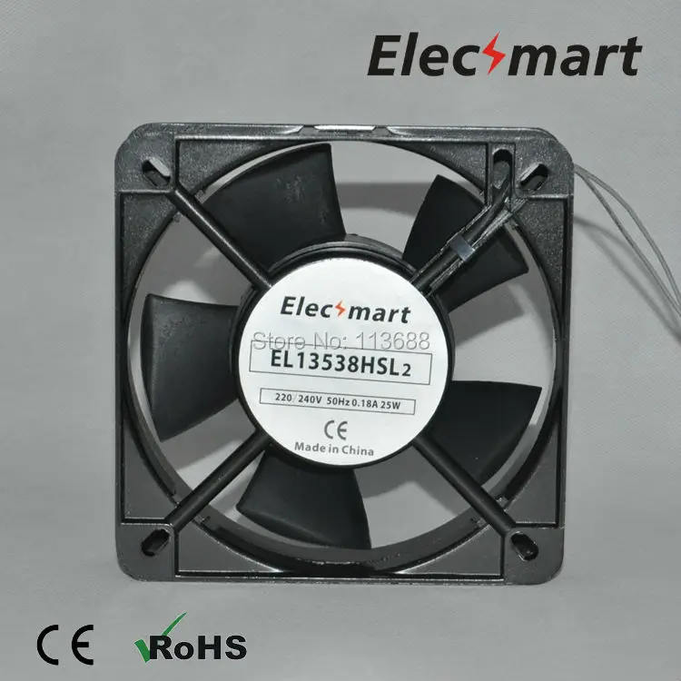 

AC220V 135mm*135mm*38mm 2 Pin Connector Cooling Fan for Computer Case CPU Cooler Radiator