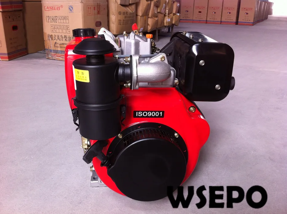 Прямая поставка с завода! WSE 178F 6hp 305cc дизельный двигатель воздушным охлаждением