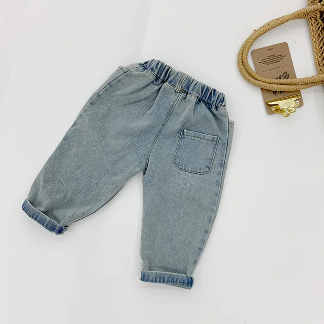 Boys Jeans Children Clothing 20196 Spring Korean New Baby Boys Denim Pants Kids Boys Casual Loose Jeans Baby Cowboy Pants 2-7Y 5