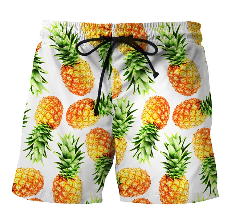 H.A.Sueno 2018 Summer Wear New Swimming Trunks Pineapple Printing Sandy Beach Pants Quick dry Boardshorts mens shorts /6 H.A.Sueno 2018 Summer Wear New Swimming Trunks Pineapple Printing Sandy Beach Pants Quick dry Boardshorts mens shorts /6