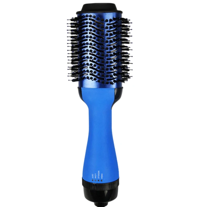 

Multifunctional 2-In-1 Step Hair Dryer Brush Rotating Hot Brush Hot Air Curler Iron Rotating Roller Comb Negative Ion Shape Co
