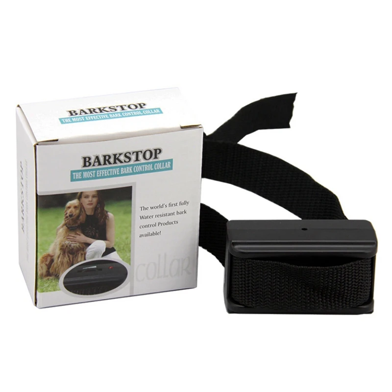 

Pet Dog Rechargeable Anti Bark Collar Control Train Waterproof Stop Barking Dog Waterproof Ultrasonic Training Collars