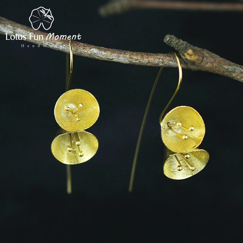 Lotus Fun Moment реальные 925 пробы серебро натуральный ручной работы модные украшения