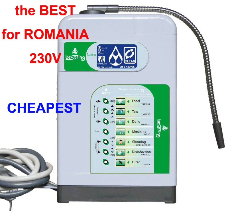 

ROMANIA ALKALINE & ACID WATER IONIZER, 230V, WATER MACHINE