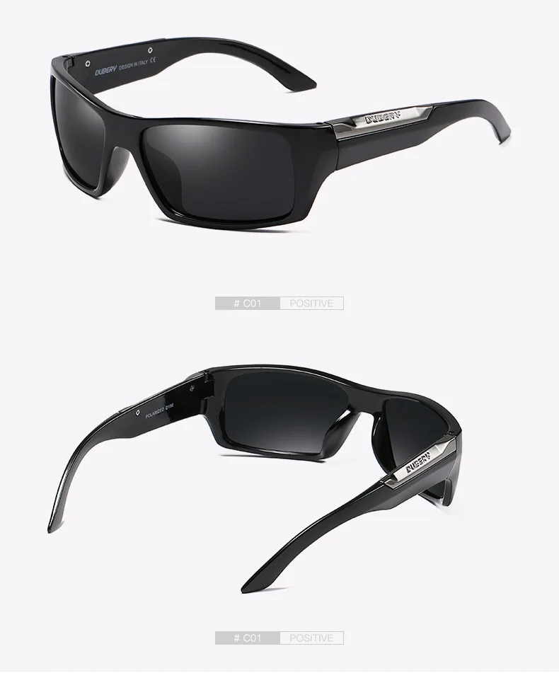 Бренд dubery, дизайнерские поляризационные солнцезащитные очки, мужские очки для вождения, мужские ретро солнцезащитные очки, летние зеркальные модные UV400 Oculos186