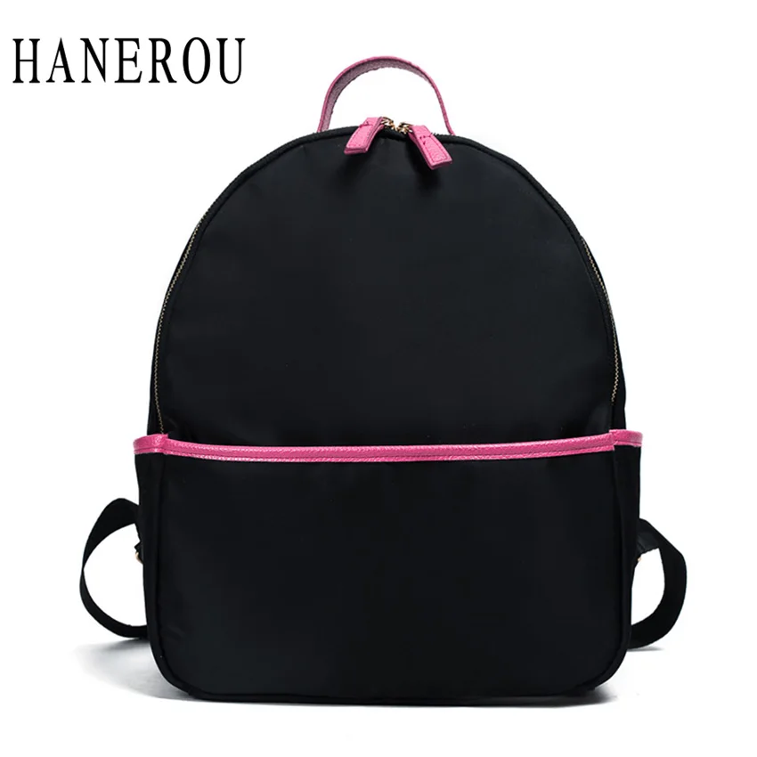 

Waterproof Nylon Female Backpack Women	 Bag Fashion Belt Travel Backpack Big Capacity Lady School Bags Preppy Style Sac A Dos