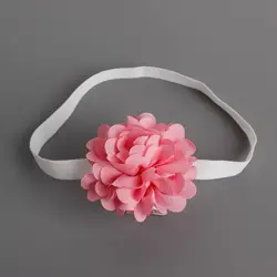 MeryYuer Мода для девочек повязка на голову для девочек маленький розовый цветок эластичная повязка Дети Головные уборы повязка для волос