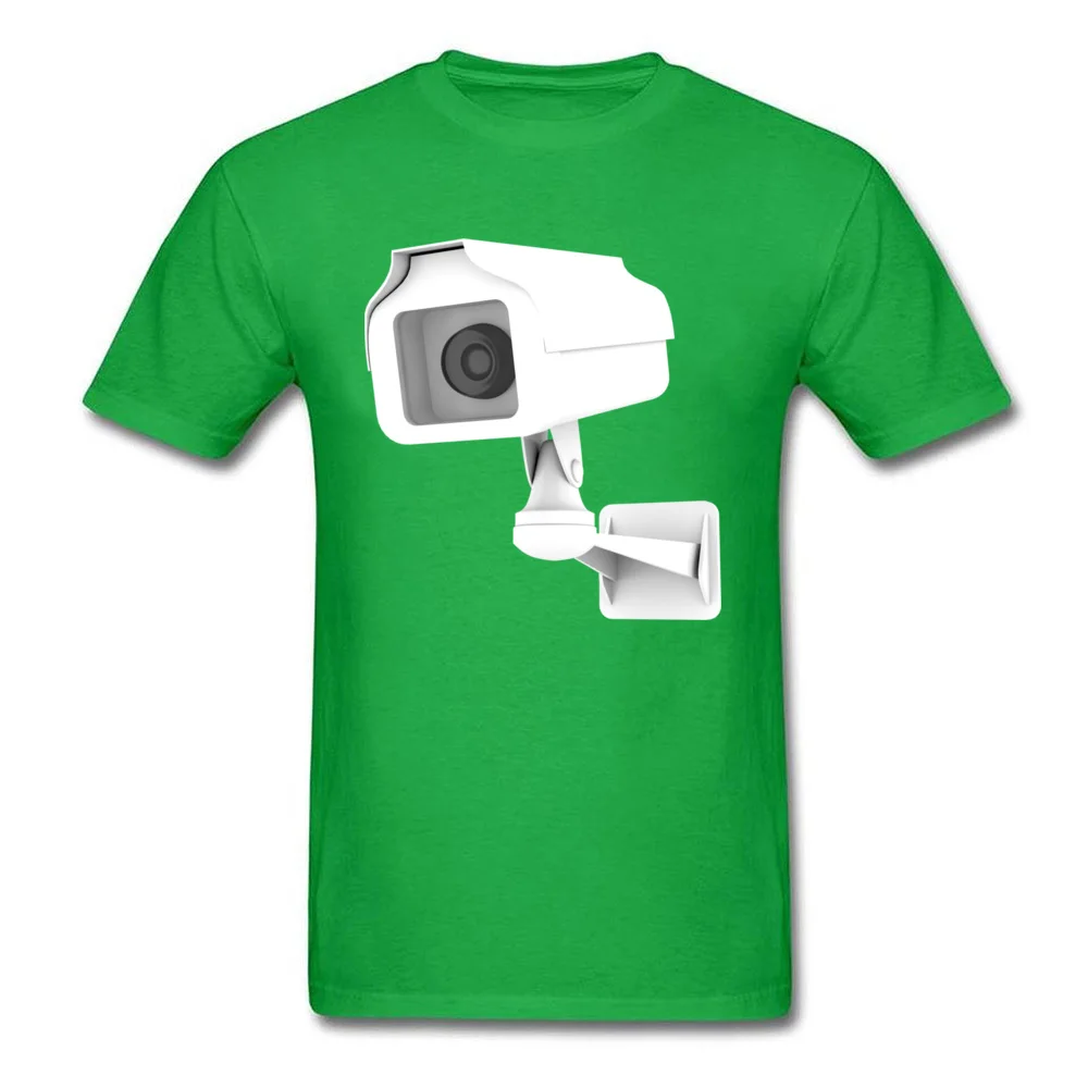 Big brothers watching 100% Cotton Fabric Tops Shirts for Men Funny T-Shirt Crazy Discount Round Neck Clothing Shirt Short Sleeve Big brothers watching green