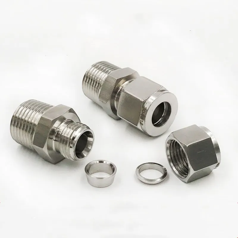 Tubo de acero inoxidable envío gratis y tubo de montaje de tubería 304 SS DSJ-M, YDF-LOK puntera para conector Tubo de acero inoxidable envío gratis y tubo de montaje de tubería 304 SS DSJ-M, YDF-LOK puntera para conector