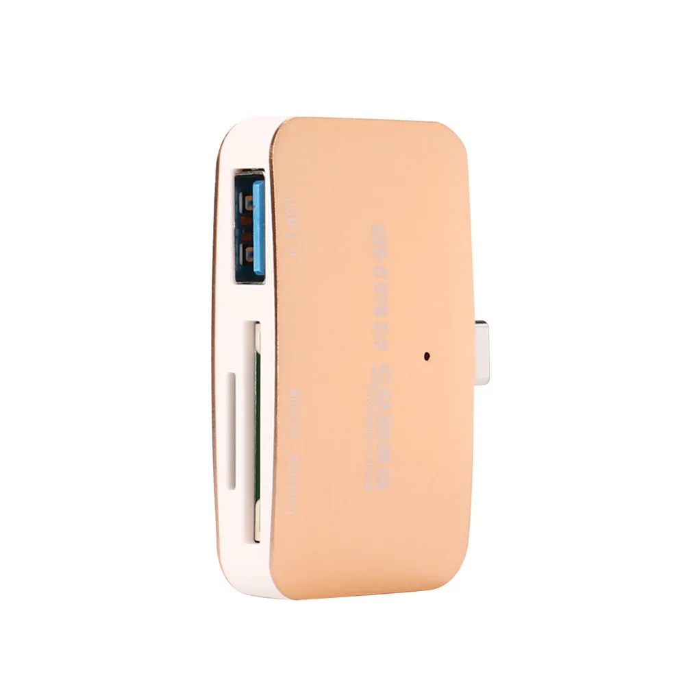 Ouhaobin устройство чтения карт памяти Usb 3,0 3 In1 OTG USB/SD/TF Тип для всех телефонов мини-карта Usb концентратор для карт памяти мобильного телефона