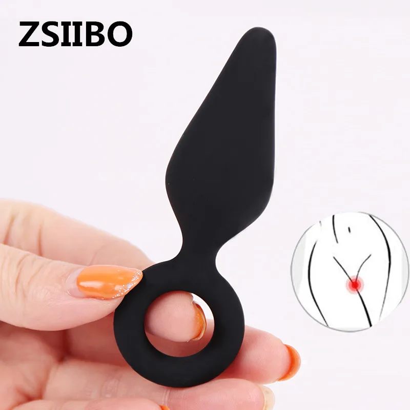 Sex toys Black silicone pull ring Anal Plug Darts private goods Stimulating the prostate Butt Plug toys for adults GS77