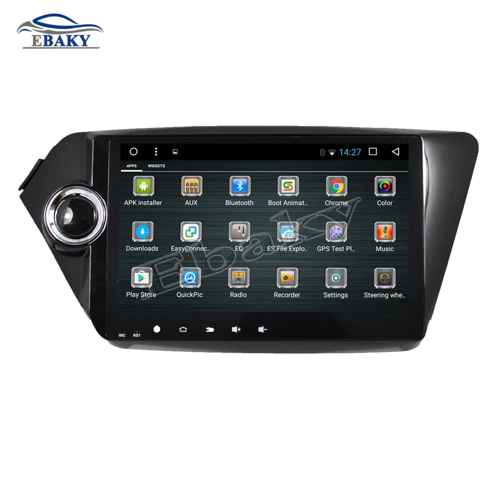 Clearance NaviTopia 9inch 1GB/2GB RAM Quad Core/Octa Core Android 7.1/8.1 Car DVD Radio for KIA K2 2011 2012 2013 2014 2015 2016 GPS/wifi 4