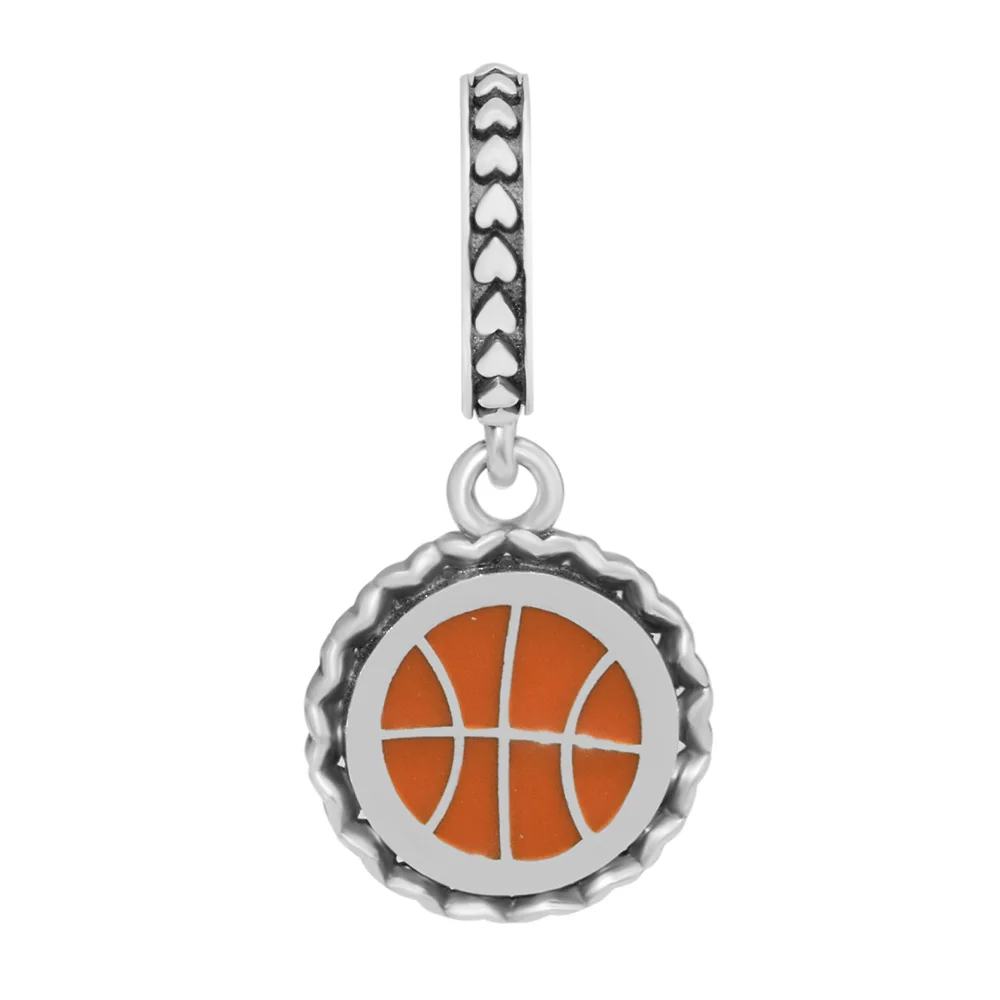 

DIY Beads Charms Silver 925 Original Bracelet Sterling-Silver-Jewelry Basketball Bead FOR jewelry Berloque Perles