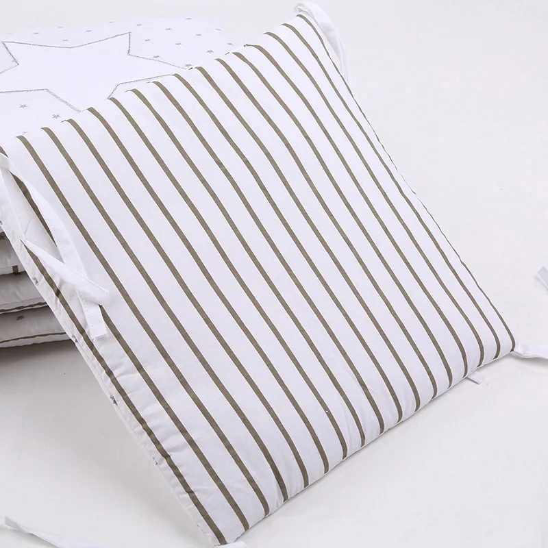 6pcs/set Baby Crib Bumper Flexible Combination Star Bed Bumper Comfortable Protect the Baby Easy to Use Baby Bumpers In The Crib 6pcs/set Baby Crib Bumper Flexible Combination Star Bed Bumper Comfortable Protect the Baby Easy to Use Baby Bumpers In The Crib