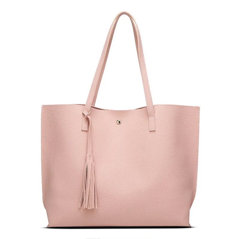 Женская кожаная сумка вместительная однотонная высокого качества|designer leather