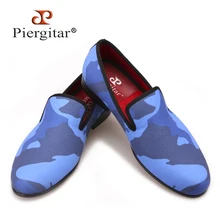 Piergitar/классические мокасины, стильные, состоящие из заряженных синих оттенков, для утонченного, но игривого внешнего вида, мужские тапочки для курения