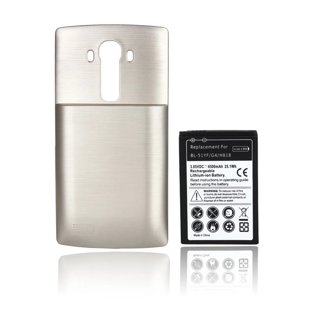 Перезаряжаемый литий ионный аккумулятор для LG G4/H818 высокое качество 6500 мА/ч G4 BL
