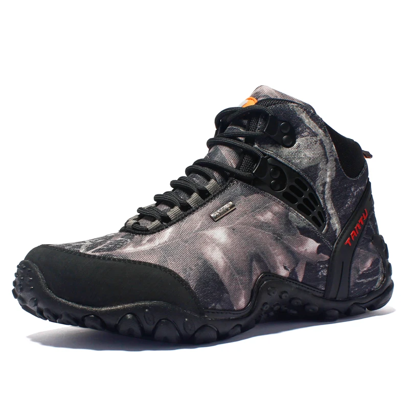 

Waterproof Men Hiking Shoes Breathable Hiking Boots High Top Mountain Climbing & Fishing Shoes Autumn Winter Outdoor Sneakers