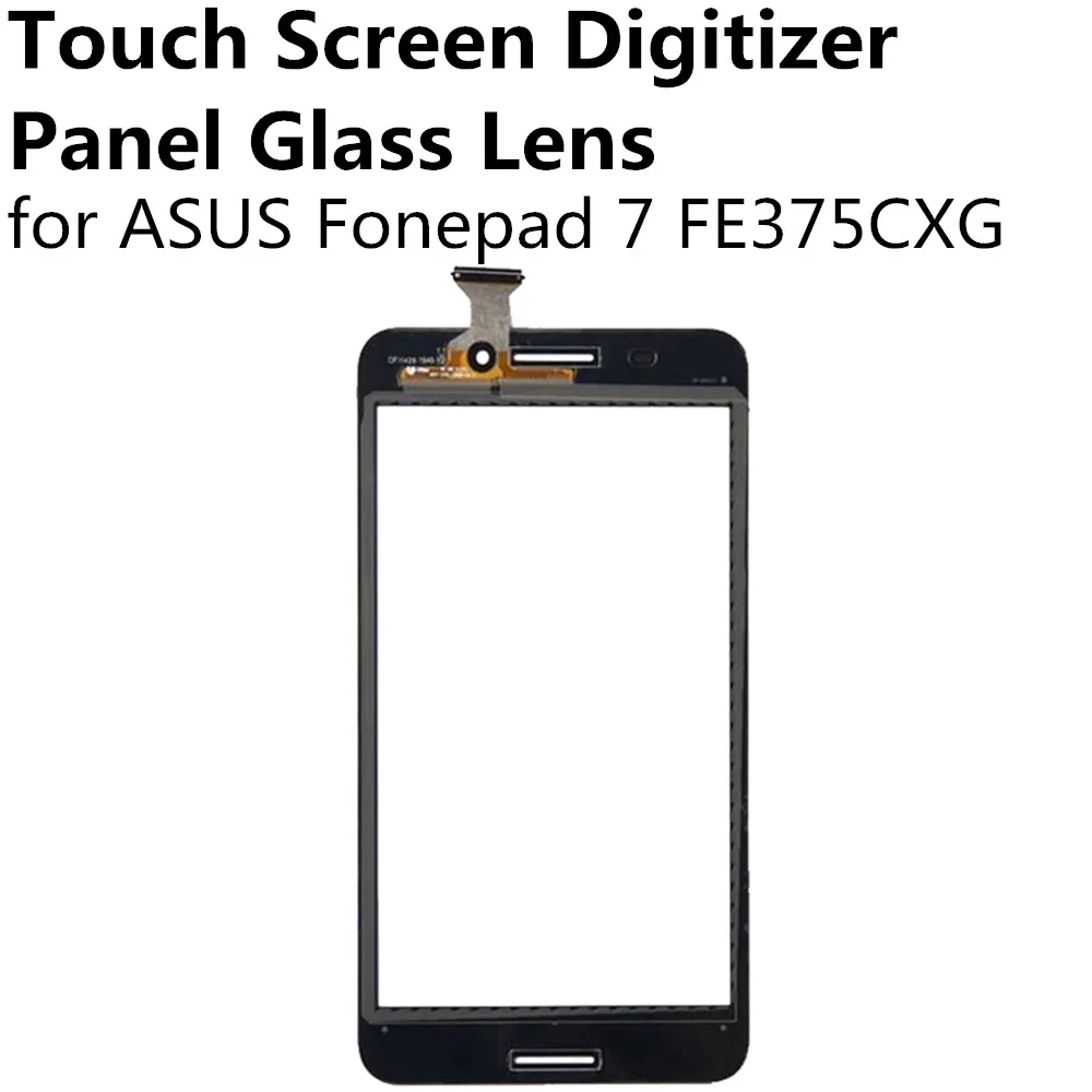 New Black Touch Screen Digitizer Panel Glass Lens Sensor for ASUS Fonepad 7 FE375CXG Fonepad7 Replacement
