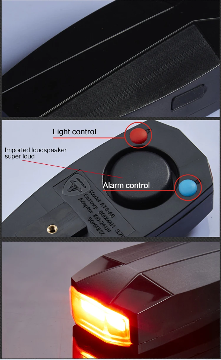 Flash Deal Anti-theft Bike Security Alarm Lock Bicycle Tail Llight USB Rechargeable Lock Alarm Mountain Bike Rear Light Cycling Accessories 10 Flash Deal Anti-theft Bike Security Alarm Lock Bicycle Tail Llight USB Rechargeable Lock Alarm Mountain Bike Rear Light Cycling Accessories 10