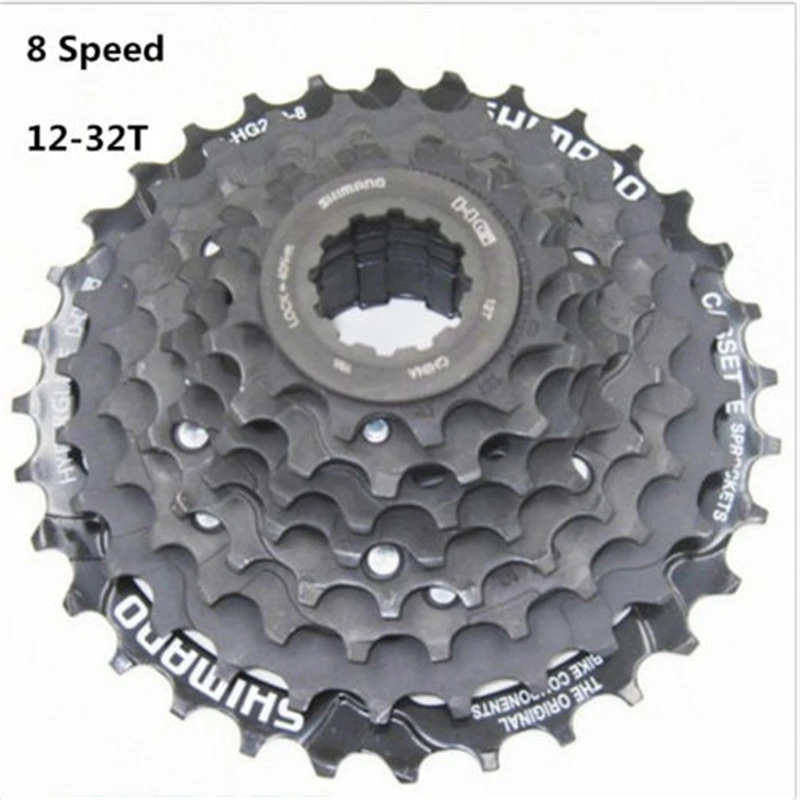 Оригинальная коробка Shimano CS HG200 MTB дорожный горный велосипед кассета Freewheel 7/8 speed 12