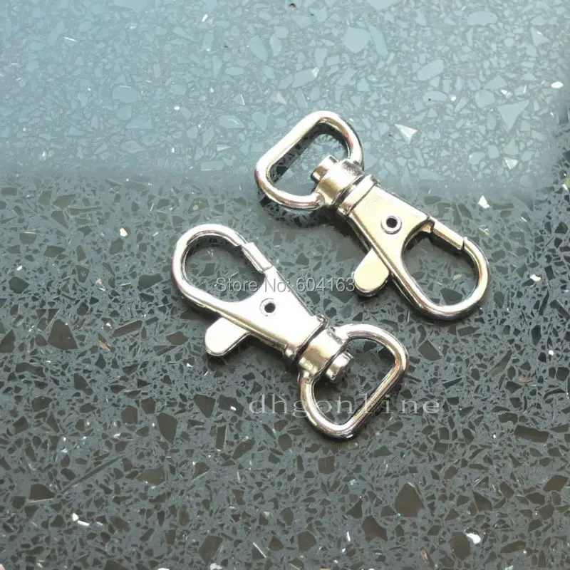 12mm 1//2/" Handbag Clasp Lobster Trigger Baby Snap Hook Clip Nickel Nickle Straps