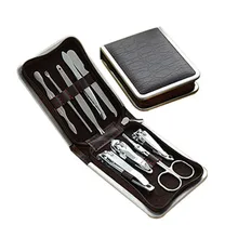 Набор инструментов для дизайна ногтей 10 шт./компл. машинка для стрижки ногтей резак из нержавеющей стали домашний офисный маникюрный набор очиститель набор для ухода за ногтями