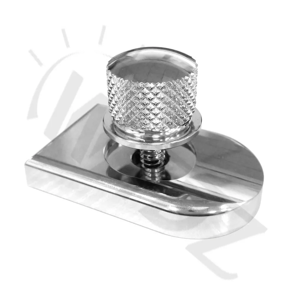WHDZ 1 pc Silver Seat Bolt Tab Screw Mounting Knob Cover For Motorcycle Harley Softail Streetbob Road King Seat Screw Aluminium (5)