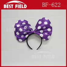 Light-Up блесток бантом Мышь повязка уши мигающий светодиод мигает Подарки для гостей LED headbopper привело головные уборы