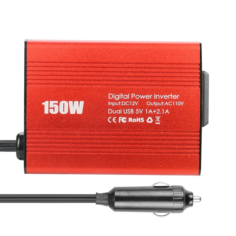 Mr Cartool 150 W автомобиля Мощность инвертор DC 12 V до 110 В переменного тока