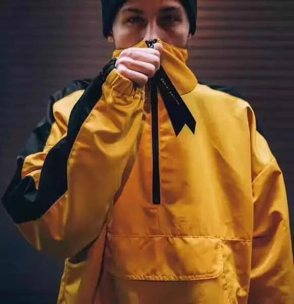 2018 Best Quality Daniel Patrick DP Sleeve Striped Half Zipper Women Men Jackets Coat Hiphop Streetwear Men Jacket Outwear 2018 Best Quality Daniel Patrick DP Sleeve Striped Half Zipper Women Men Jackets Coat Hiphop Streetwear Men Jacket Outwear