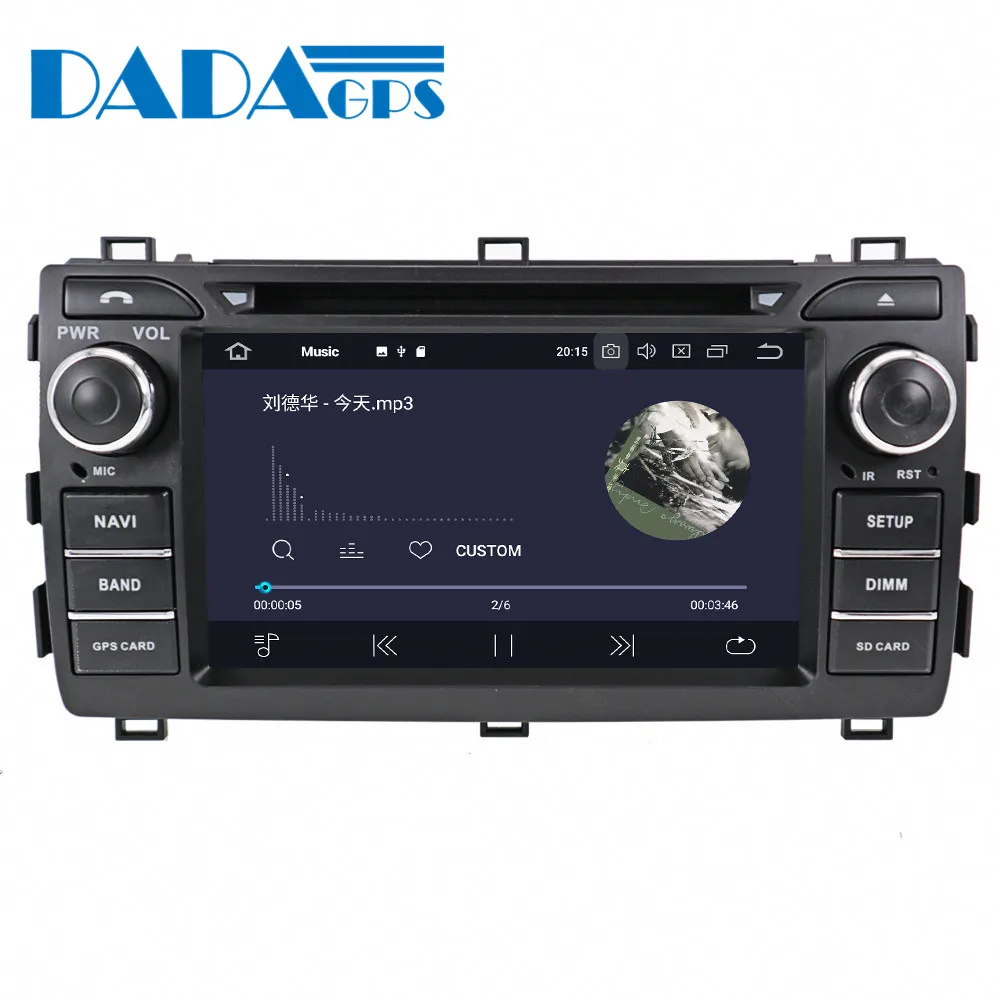 Perfect Newest Android 9.0 4+32GB Car Radio Multimedia DVD Player For Toyota Auris 2013 2014 2015 GPS Map Navigation Stereo Auto Radio 4